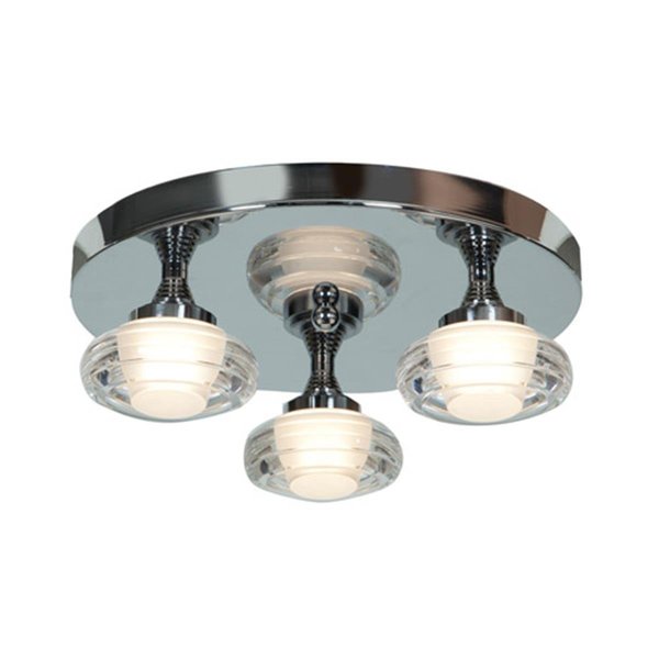 Or 63978LEDD-CH-ACR 14 in. Optix LED Chrome Flush Mount Ceiling Light OR1493315